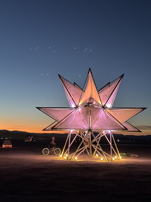 An interconnected mushroom garden and shelter from the desert sun: 8 installations in Burning Man 2024 - Image 24 of 30