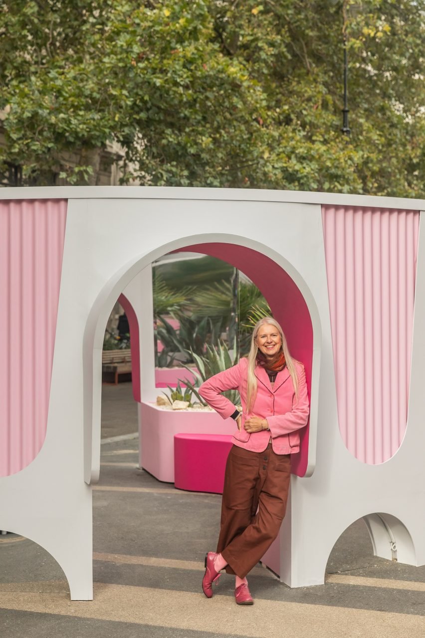 Nina Tolstrup is standing in front of Dream: The Endless Garden