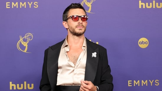 Jonathan Bailey attends the 76th Primetime Emmy Awards. (Reuters)