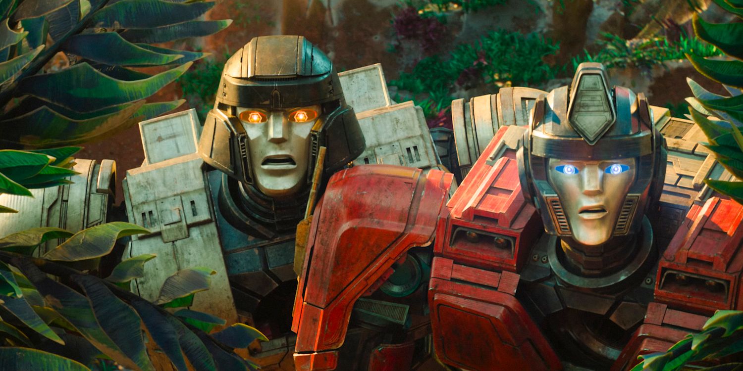 D-16 and Orion Pax, surprisingly, appear from Transformers One plants.