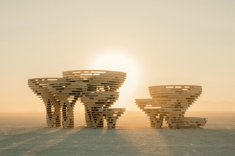 An interconnected mushroom garden and shelter from the desert sun: 8 installations in Burning Man 2024 - Image 1 of 30