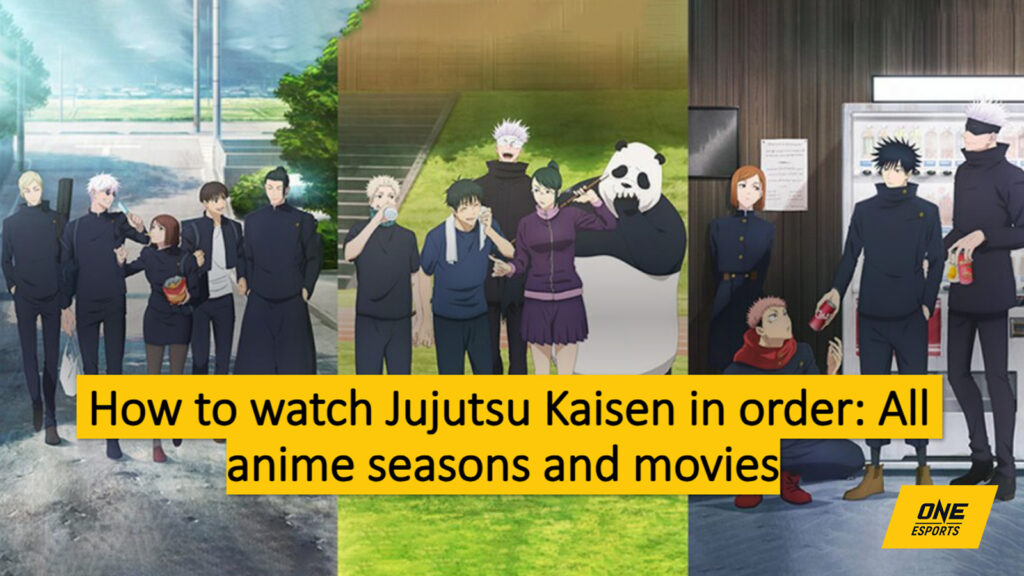 Jujutsu Kaisen Clock Order. The characters are seen in different arcs and seasons of the anime